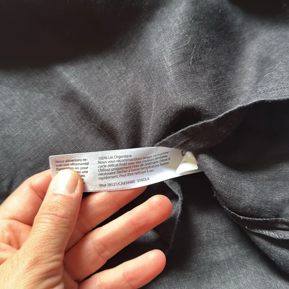 Eileen Fisher linen top - Picture 4 of 4